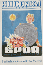 Ročenka 1941 - Spoř pro svoji budoucnost - Spořitelna města Velkého Meziříčí