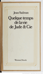 Quelque temps de la vie de Jude et Cie