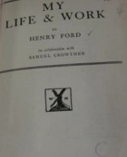 My life and work