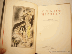 CUENTOS HINDÚES DE LOS CINCO LIBROS DE LA INDIA