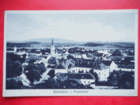 Mukačevo - Munkács - Munkatsch,  Panorama, 1931 (pohled)