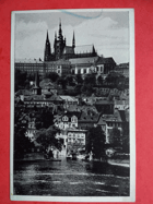 Praha - Prag - Prague, Hradčany, řeka (pohled)