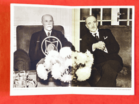 Prezident T. G. Masaryk a prezident Dr. E. Beneš (pohled)