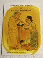 Customs and rituals of Sinhala Buddhists CEYLON