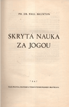 Skrytá nauka za jogou 1 Jóga