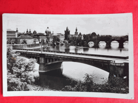 Praha - pohled na Vltavu (pohled)
