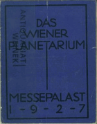 Das Wiener Planetarium. Eine Einführung