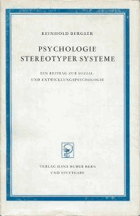 Psychologie stereotyper Systeme - ein Beitrag zur Social und Entwicklkungspsychologie
