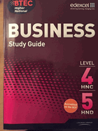 BUSINESS STUDY GUIDE LEVEL 4HNC,5HND. (pearson custom publishing)
