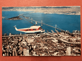 San Francisco Oakland Bay Bridge - vrtulník, helicopter