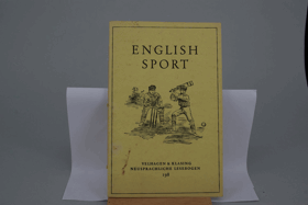 Neusprachliche Lesebogen ,198 English Sport , Umschlagbild, Cricket. Wicket, Keeper and Batsman