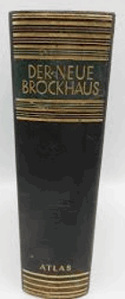 Der neue Brockhaus. Allbuch in vier Bänden und einem Atlas. Hier nur der Atlas
