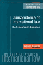 Jurisprudence of international law - the humanitarian dimension