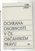 Ochrana osobnosti v československém občanském právu