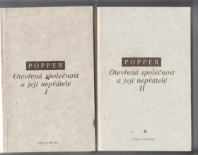 2SVAZKY Otevřená společnost a její nepřátelé DECENTNĚ ZATRHÁVÁNO FIXOU