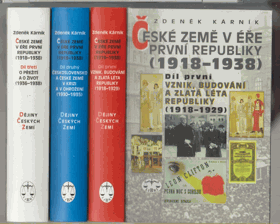 3SVAZKY České země v éře První republiky I - III