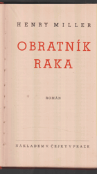 Obratník raka - román