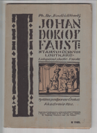 Johan Doktor Faust starých českých loutkařů - lidopisná studie