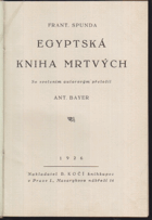 Egyptská Kniha mrtvých