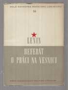 Referát o práci na vesnici Resoluce o poměru ke střednímu rolnictvu