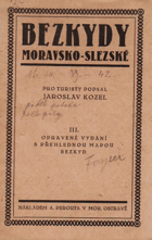 Bezkydy Moravsko-slezské - pro turisty BEZ OBÁLKY, VČ. MAPY
