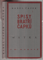 MATKA Hra o třech dějstvích