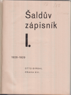 6SVAZKŮ Šaldův zápisník I - VI 1928-1933