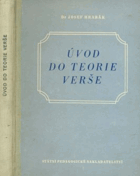 Úvod do teorie verše