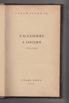 Události a osoby 1878-1918