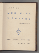 Medicina v županu PODPIS AUTORA!!