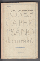Psáno do mraků 1936 - 1939