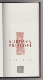 Kurdská přísloví