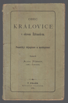 Obec Královice v okresu Říčanském - památky dějepisné a místopisné