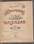 Vilímkův humoristický kalendář na rok 1892 - 9. ročník