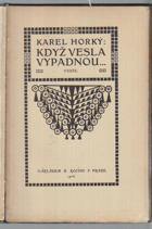 Když vesla vypadnou Verše