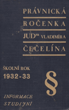 Právnická ročenka JUDr. Vladimíra Čečelína