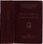 Trestní zákony Četníci Četnictvo! čsl.platné v Čechách, na Moravě a ve Slezsku