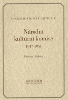 Národní kulturní komise 1947-1951
