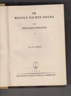Im Westen nichts Neues