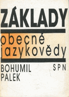 Základy obecné jazykovědy