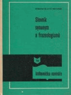 Slovník synonym a frazeologismů