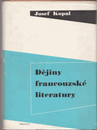 Dějiny francouzské literatury