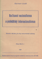 Buržoasní nacionalismus a proletářský internacionalismus