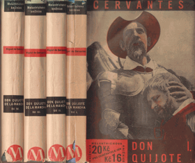 4SVAZKY Důmyslný rytíř Don Quijote de la Mancha, sv. I-IV