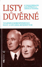 Listy důvěrné - vzájemná korespondence Hany a Edvarda Benešových