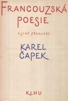 Francouzská poesie a jiné překlady Karla Čapka