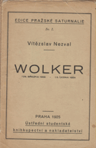 Saturnalie Pražské 2 - Wolker