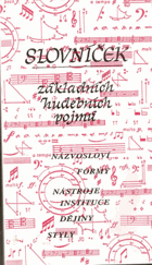 Slovníček základních hudebních pojmů