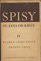 Plamen lásky žhavý Drobné spisy