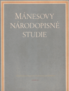 Mánesovy národopisné studie - Ofsetové reprodukce